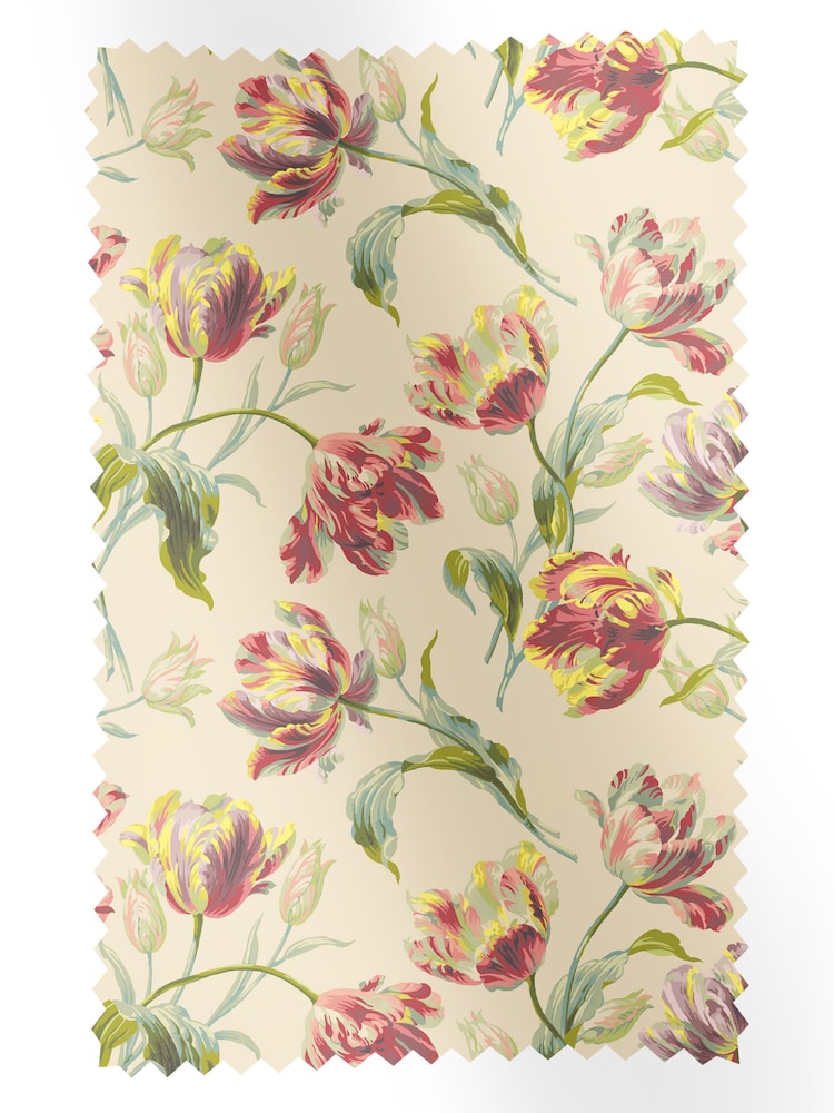 Laura Ashley Cranberry Red Gosford Fabric By The Metre - Image 1 of 2