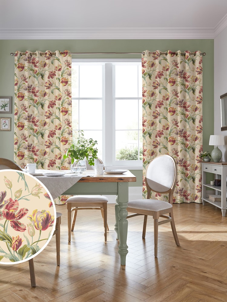 Laura Ashley Cranberry Red Gosford Fabric By The Metre - Image 2 of 2