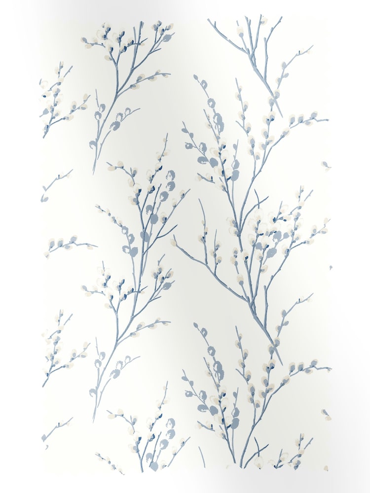 Laura Ashley Seaspray Blue Pussy Willow Fabric By The Metre - Image 1 of 2