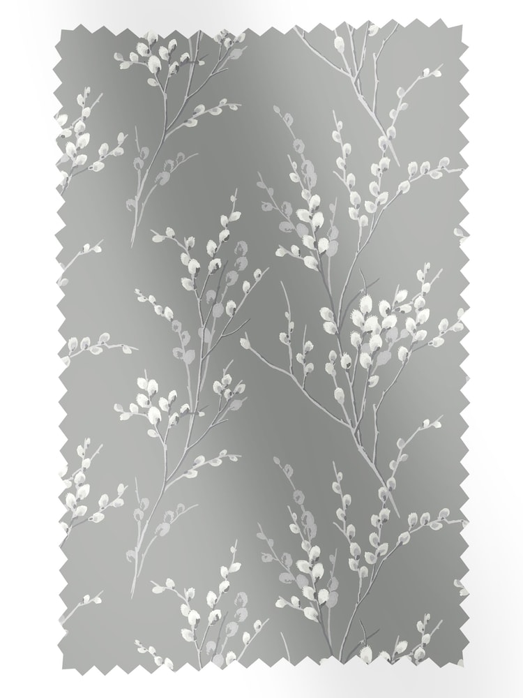 Laura Ashley Steel Grey Pussy Willow Fabric By The Metre - Image 1 of 2