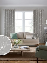 Laura Ashley Steel Grey Pussy Willow Fabric By The Metre - Image 2 of 2