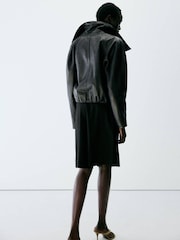 Mango Black Tailored Bermuda Shorts - Image 3 of 7