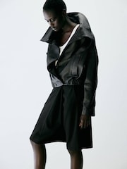 Mango Black Tailored Bermuda Shorts - Image 4 of 7