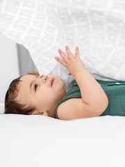 aden + anais Grey Large Silky Soft Culture Club Muslin Blankets 3 Pack - Image 3 of 8