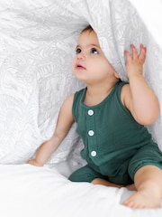 aden + anais Grey Large Silky Soft Culture Club Muslin Blankets 3 Pack - Image 4 of 8
