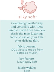 aden + anais Grey Large Silky Soft Culture Club Muslin Blankets 3 Pack - Image 7 of 8