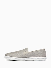 Oliver Sweeney Grey Campomar Woven Fabric Espadrilles - Image 3 of 5