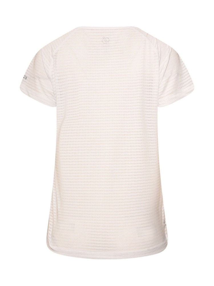 Dare 2b White Defy II Lightweight T-Shirt - Image 9 of 9 Dare 2b White Defy II Lightweight T-Shirt - Image 9 of 9