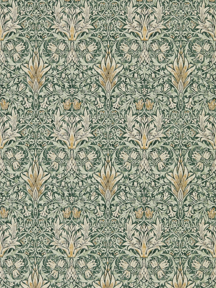 Morris & Co. Green Snakeshead Wallpaper - Image 3 of 3