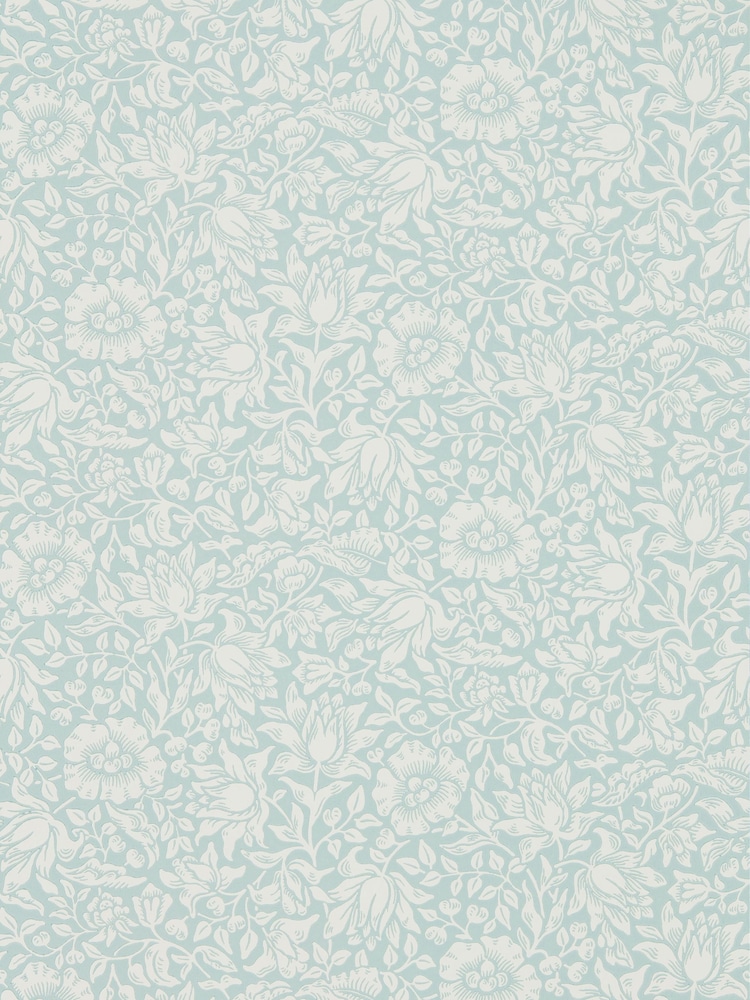 Morris & Co. Blue Mallow Wallpaper - Image 2 of 2