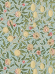 Morris & Co. Blue Fruit Wallpaper - Image 1 of 1