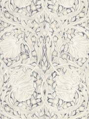 Morris & Co. Black Pure Pimpernel Wallpaper - Image 1 of 1
