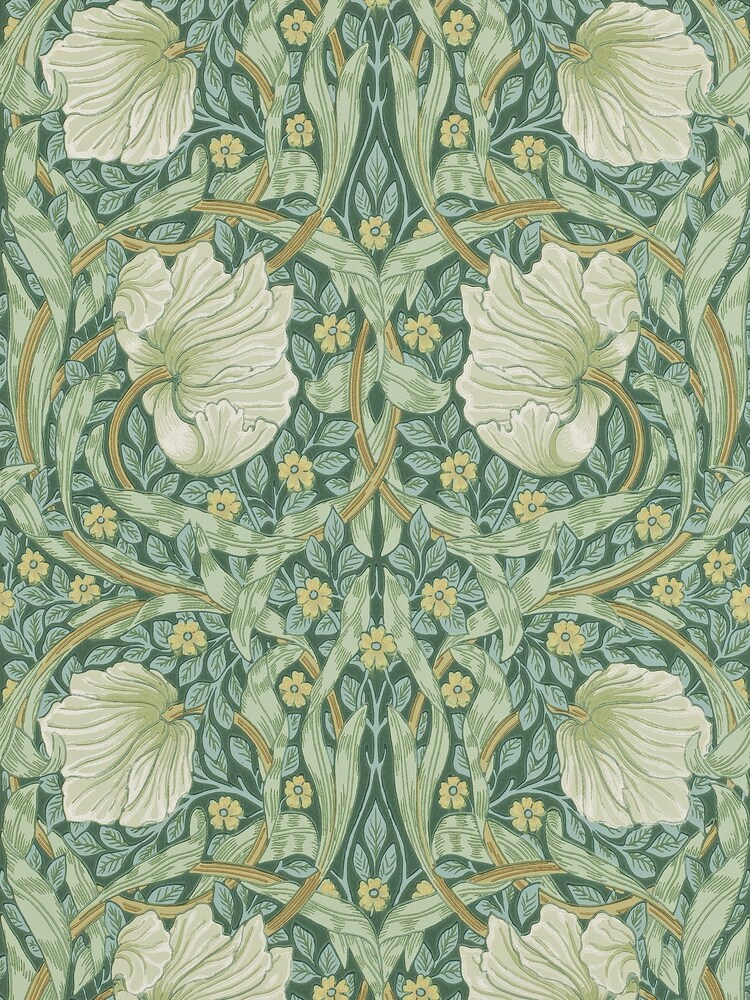 Morris & Co. Green Pimpernel Wallpaper Sample Wallpaper - Image 1 of 1 Morris & Co. Green Pimpernel Wallpaper Sample Wallpaper - Image 1 of 1