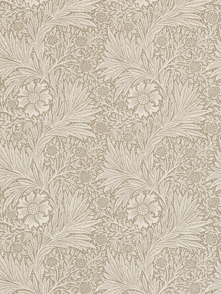 Morris & Co. Brown Marigold Wallpaper - Image 1 of 1