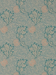 Morris & Co. Blue Apple Wallpaper - Image 1 of 1