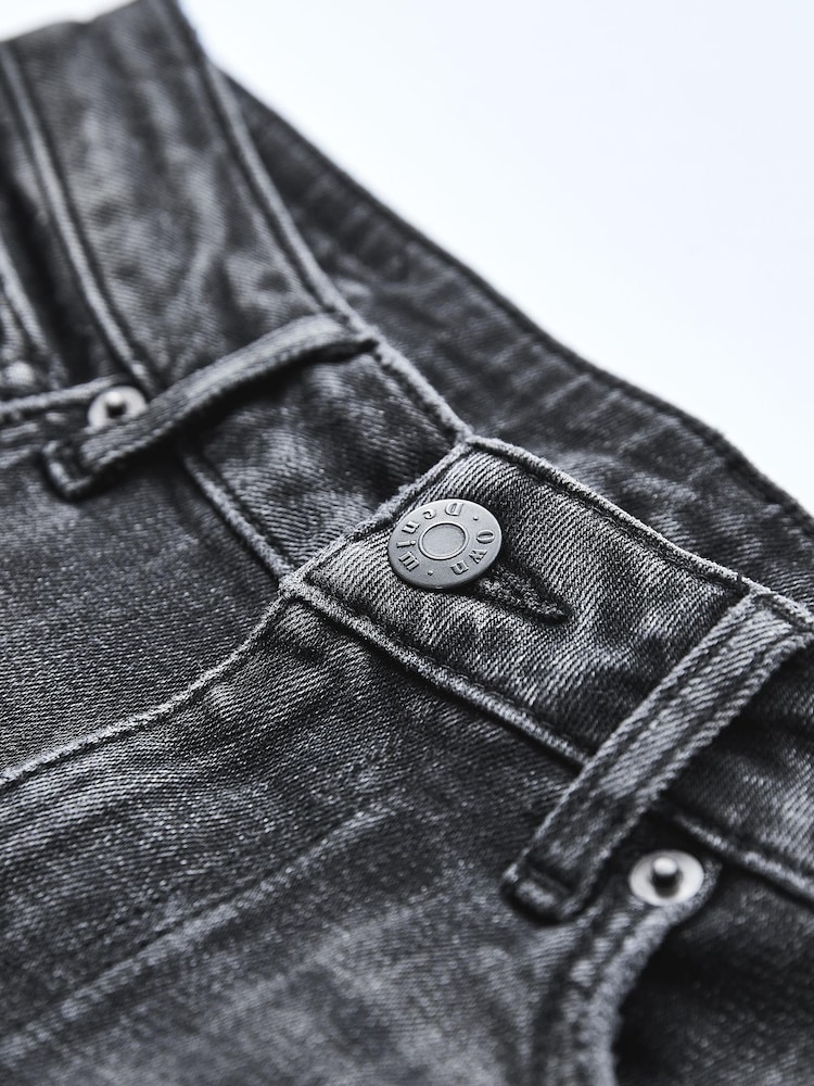 Gris - Jeans skinny taille haute 90s à la cheville - Image 4 of 8