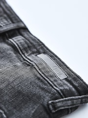 Grey High Waist 90s Ankle Skinny Jeans - Image 6 of 8