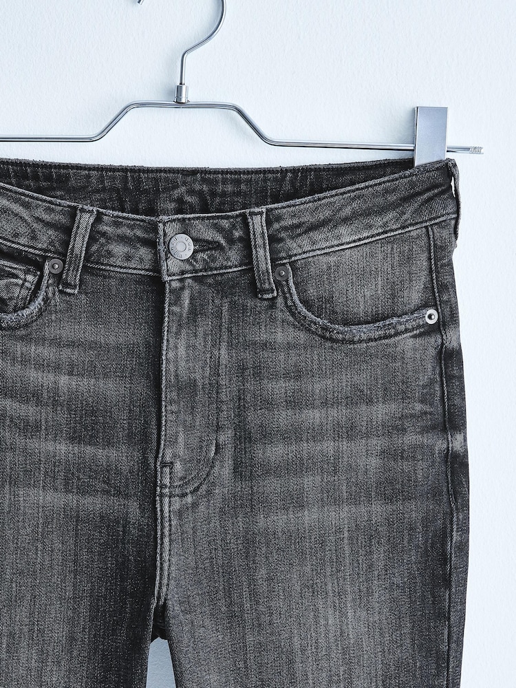 Gris - Jeans skinny taille haute 90s à la cheville - Image 7 of 8