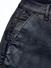 Own. Black Utility Mid Rise Straight Jeans - Image 5 of 8
