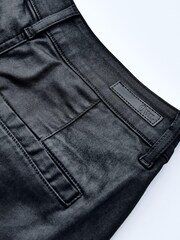 Own. Black Utility Mid Rise Straight Jeans - Image 7 of 8