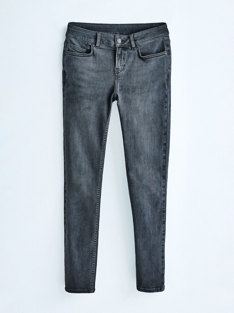 Noir lavé - Jeans skinny taille basse - Image 3 of 8
