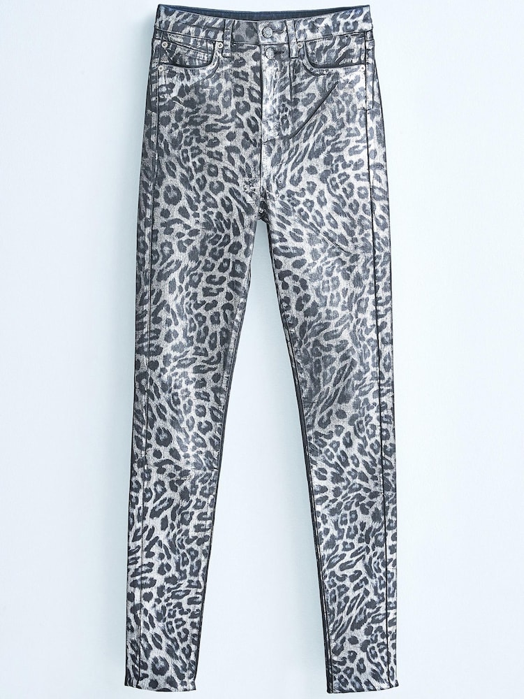 Animal Foil Ultra High Rise Skinny Jeans - Image 2 of 5