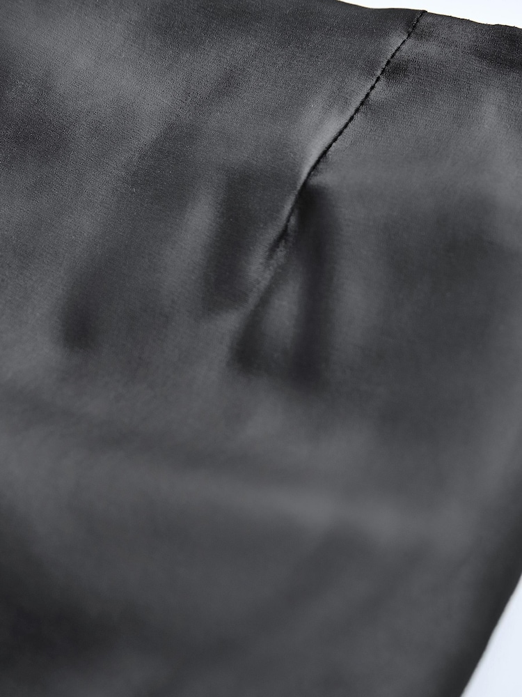 Enduit de noir - Jupe crayon mi-longue Own. - Image 10 of 11