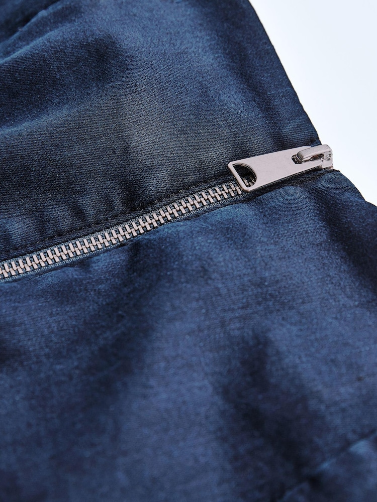bleu foncé - Jupe crayon mi-longue Own. - Image 9 of 11