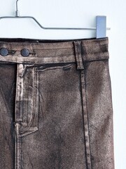 Own. Bronze Mini Biker Skirt - Image 12 of 13