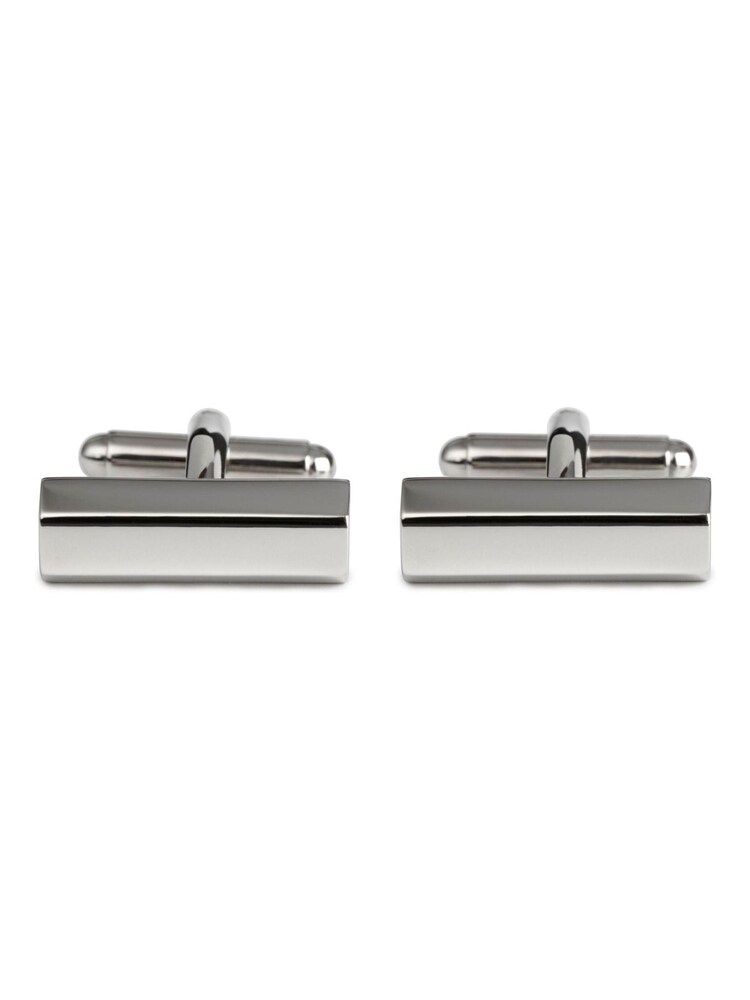 Simon Carter Silver Polished Hexagon Cufflinks - Image 1 of 1