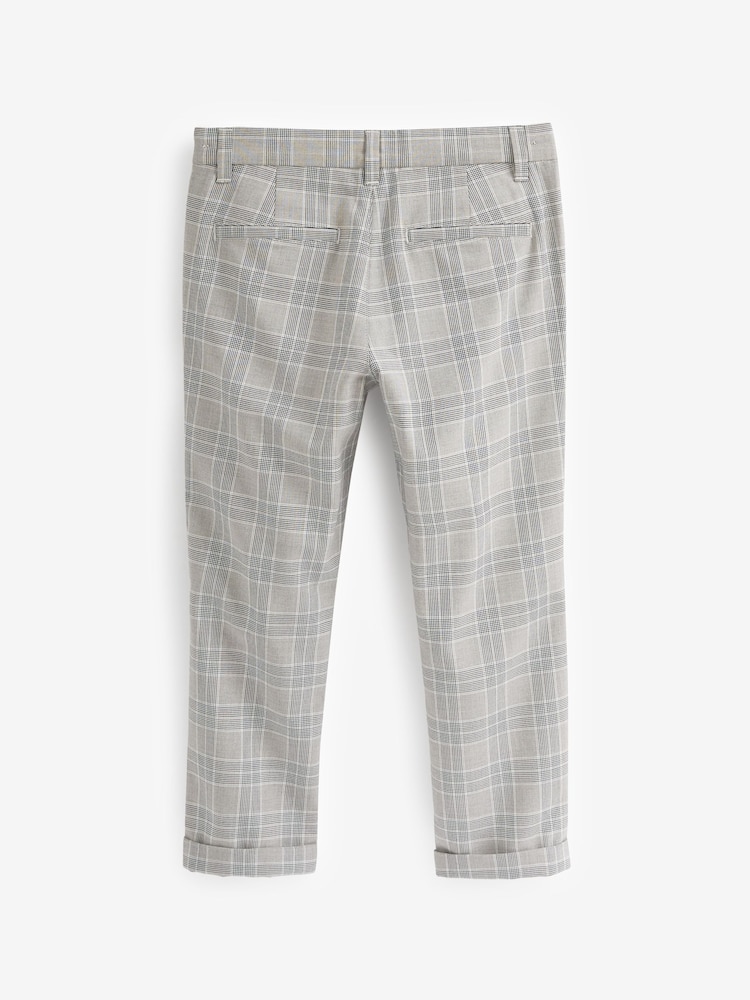 Mittelgrau - Smart Check Trousers (12mths-16yrs) - Bild 2 von 2 Mittelgrau - Smart Check Trousers (12mths-16yrs) - Bild 2 von 2