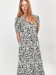 M&co Geblümtes Midikleid, Blau - Bild 3 von 5