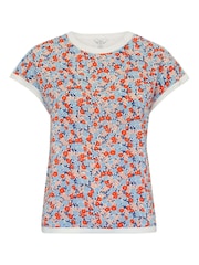 M&co T-Shirt mit Blumenprint, Weiss - Bild 5 von 5