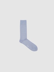 Reiss Airforce Blue Mario Spot Polka Dot Socks - Image 2 of 4