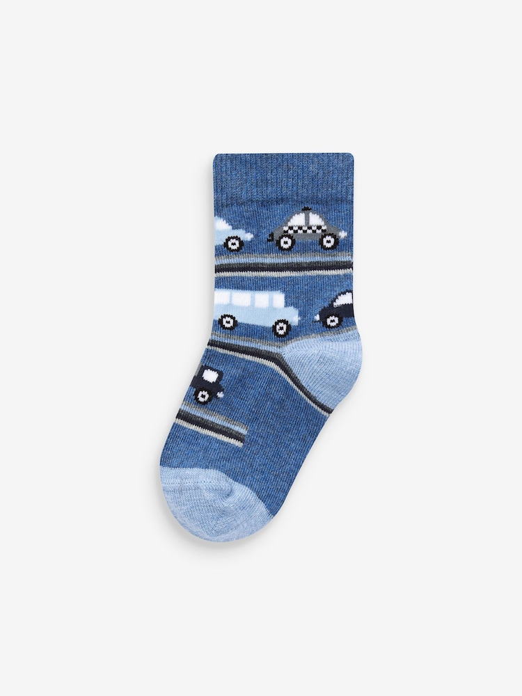 Blau gestreift/Transporter - Socken mit hohem Baumwollanteil, 7er-Pack - Bild 2 von 8 Blau gestreift/Transporter - Socken mit hohem Baumwollanteil, 7er-Pack - Bild 2 von 8