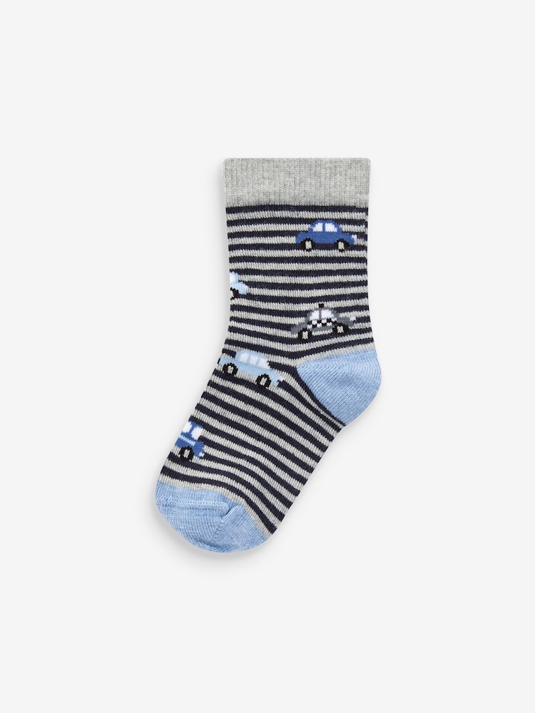 Blau gestreift/Transporter - Socken mit hohem Baumwollanteil, 7er-Pack - Bild 8 von 8 Blau gestreift/Transporter - Socken mit hohem Baumwollanteil, 7er-Pack - Bild 8 von 8