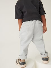 Kittgrau/Natur - Chino-Schlupfhose mit lockerer Passform (3 Monate–7 Jahre) - Bild 2 von 5