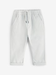 Kittgrau/Natur - Chino-Schlupfhose mit lockerer Passform (3 Monate–7 Jahre) - Bild 4 von 5