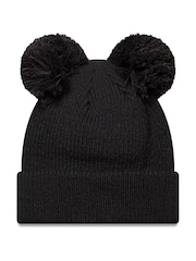 Schwarz - New Era Double Pom Knit Beanie - Bild 2 von 2
