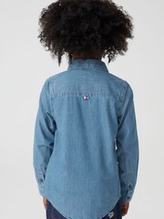 Paul Smith Junior Boys Chambray Blue Shirt - Image 2 of 8