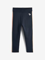 Paul Smith Junior Girls Navy 'Artist Stripe' Leggings - Image 4 of 7