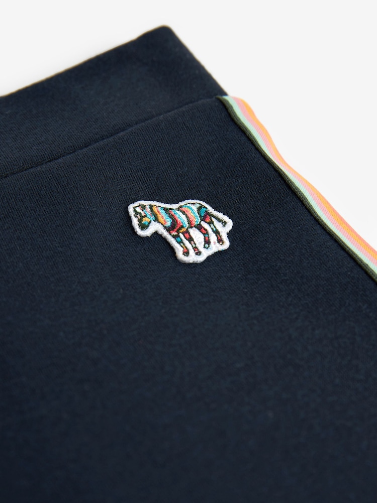 Paul Smith Junior Girls Navy 'Artist Stripe' Leggings - Image 7 of 7