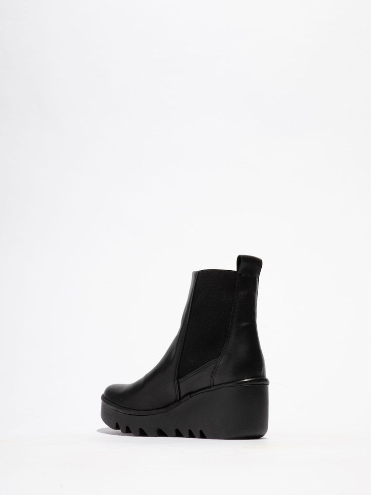 Czarne buty na koturnie Fly London Bagu - Image 3 of 4