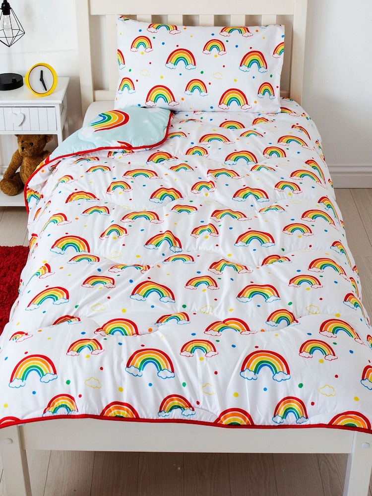 Character World Rainbow 4.5 Tog Coverless Duvet - Image 1 of 3 Character World Rainbow 4.5 Tog Coverless Duvet - Image 1 of 3