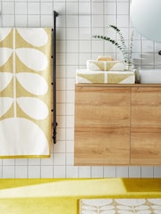 Orla Kiely Yellow Sunflower Bath Mat - Image 1 of 4