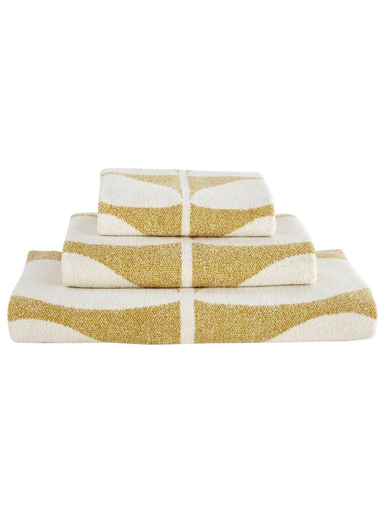 Orla Kiely Yellow Sunflower Bath Mat - Image 2 of 4