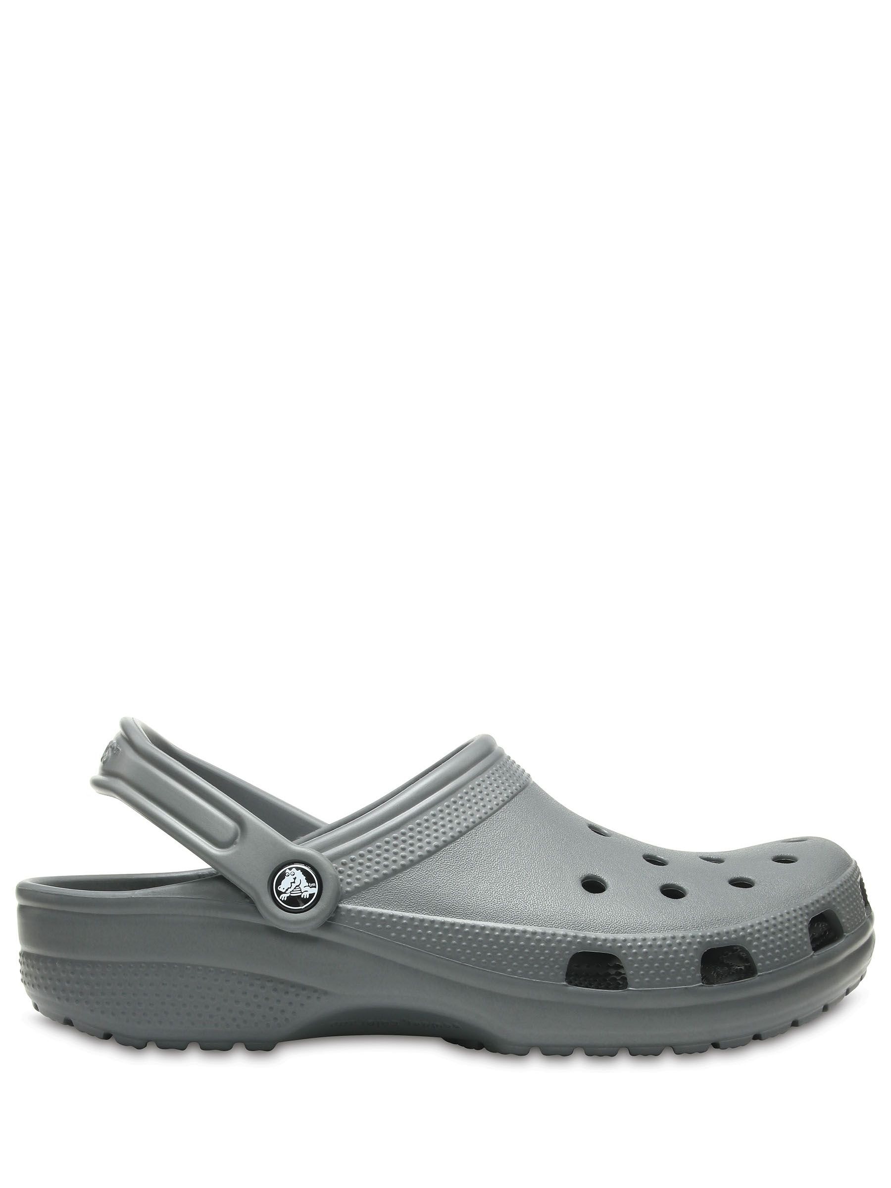 Grey classic crocs on sale