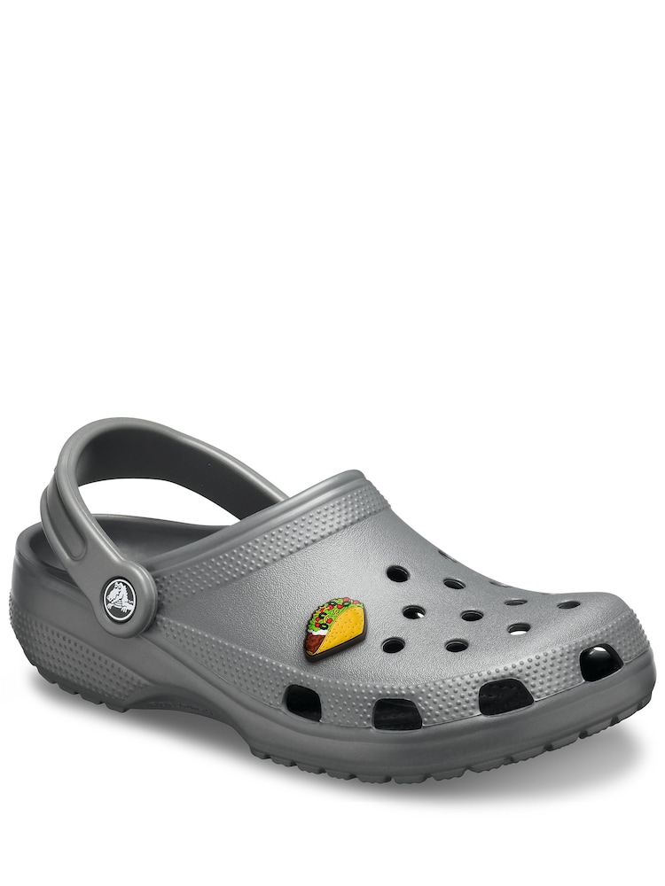 Crocs Grey Adults Classic Clogs - Image 4 of 11