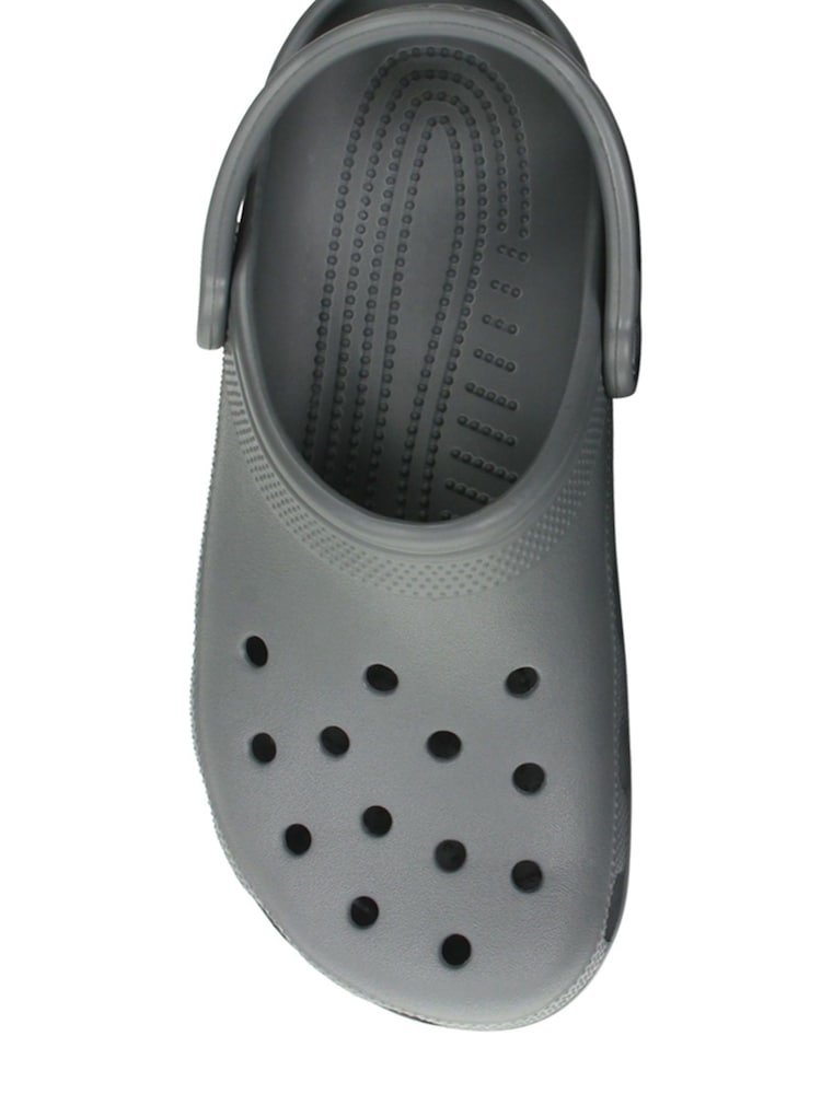 Crocs Grey Adults Classic Clogs - Image 7 of 11