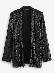 Black Sequin Blazer - Image 4 of 4